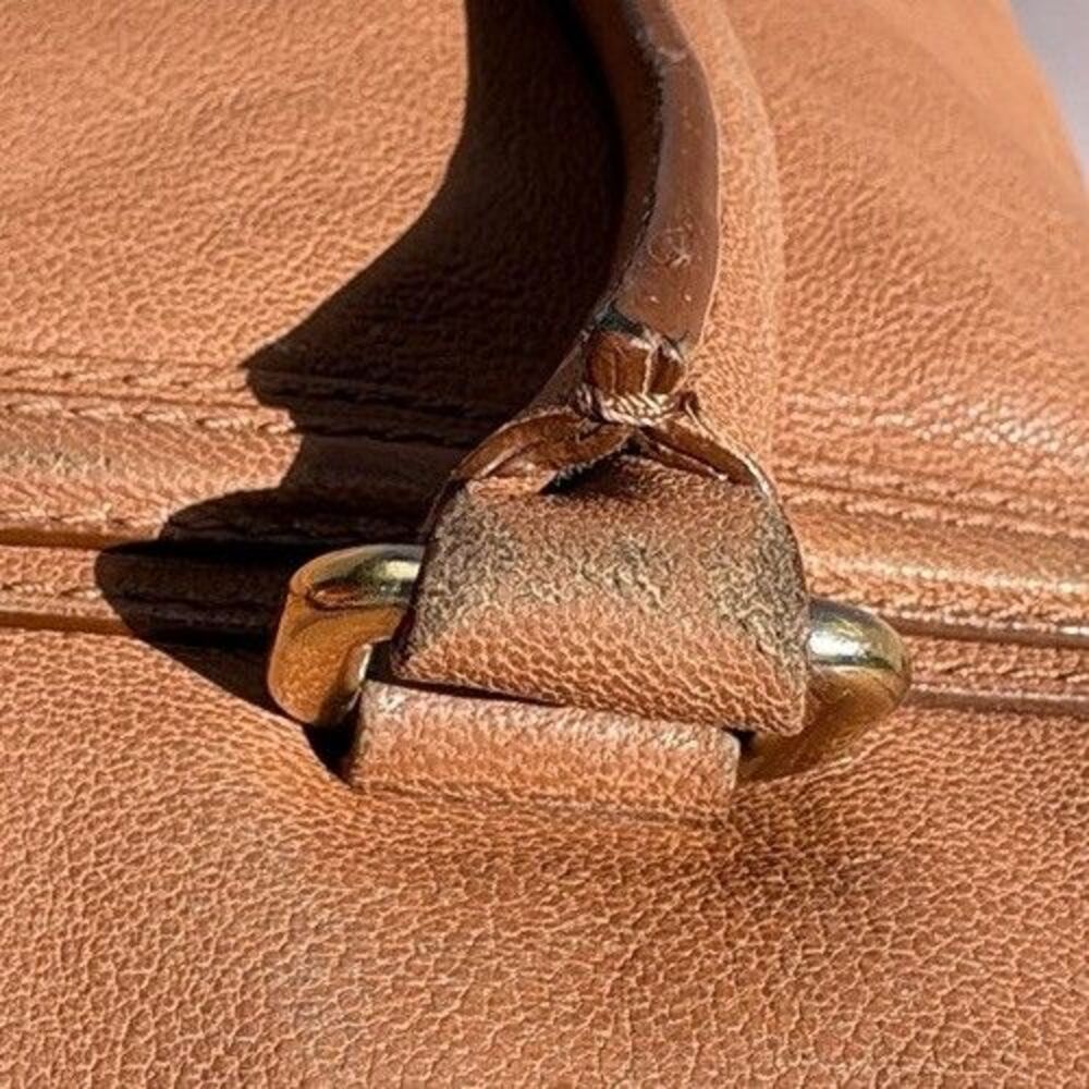 MARC JACOBS Preston Convertible Camel Brown Leather Tote Handbag Rare Authentic - Picture 9 of 16